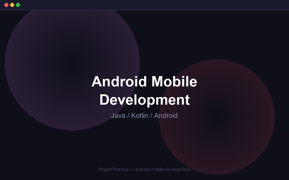 android-mobile-development screenshot 1